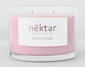 Saint Tulipe LIMITED EDITION pink wax candle